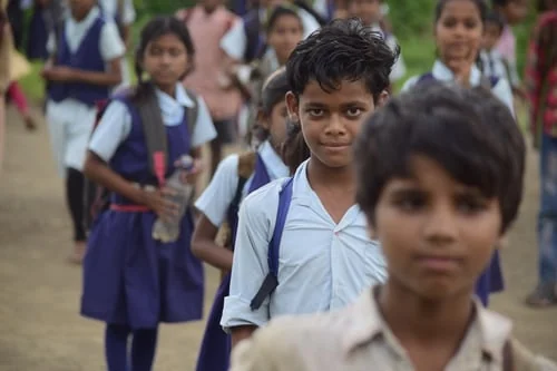 Children in classroom